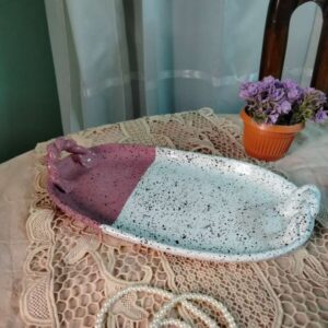 Flat platter with Handles